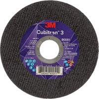 Meule &agrave; tronçonner Cubitron 3, 4-1/2" x 0,04", Arbre de 7/8", Type T1, C&eacute;ramique, 13 300 Tr/min M & M Nord Ouest Inc