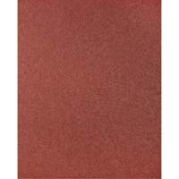 Feuille de papier abrasif grossier pour le m&eacute;tal R243 AO, 9" x 11", Grain 80, Oxyde d'aluminium M & M Nord Ouest Inc
