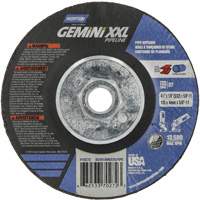 Gemini XXL Grinding & Cutting Wheel, 4-1/2" x 1/8", 5/8"-11 Arbor, Type 27, Aluminum Oxide M & M Nord Ouest Inc