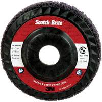 Disque Clean and Strip XT Pro XO-DC Scotch-Brite, 4-1/2" dia., Grain Extra grossier, Carbure de silicium M & M Nord Ouest Inc