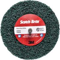 Disque Clean and Strip XT Pro Extra Cut Disc XC-DC Scotch-Brite, 4" dia., Grain Extra grossier, Oxyde d'aluminium M & M Nord Ouest Inc