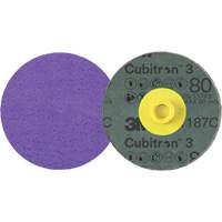 Cubitron 3 Roloc Fibre Disc, 4" Dia., 80+ Grit, Ceramic M & M Nord Ouest Inc