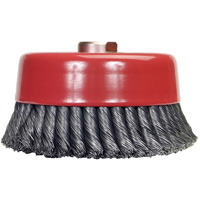 Knotted Wire Cup Brush, 6" Dia. x 5/8"-11 Arbor M & M Nord Ouest Inc