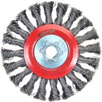 Bosses &agrave; fils nou&eacute;s standards, Dia. 4-1/2", Fils 0,02", Arbre 5/8"-11, Acier M & M Nord Ouest Inc