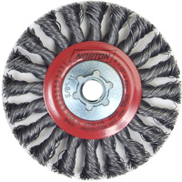 Roue compl&egrave;te de c&acirc;ble de torsion, Dia. 4", Fils 0,02", Arbre 5/8"-11, Acier M & M Nord Ouest Inc