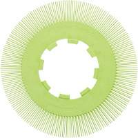 Brosse radiale en soies de pr&eacute;cision type S PN-RB sans adaptateur Scotch-Brite, C&eacute;ramique, Grain 50+, 8" dia. M & M Nord Ouest Inc