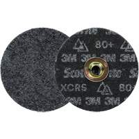 Scotch-Brite Precision Heavy-Duty Surface Conditioning Quick Change Disc, HD-DN, 5" Dia., 80+ Grit, Ceramic M & M Nord Ouest Inc