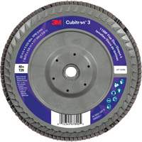 Cubitron 3 Conical  Flap Disc with Quick Change 1169F, 7" x 5/8"-11, Type T29, 40+ Grit, Ceramic M & M Nord Ouest Inc
