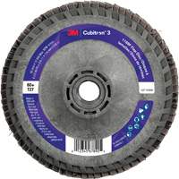Cubitron 3 Flat Flap Disc with Quick Change 1169F, 4-1/2" x 5/8"-11, Type T27, 60+ Grit, Ceramic M & M Nord Ouest Inc