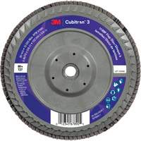 Cubitron 3 Flat Flap Disc with Quick Change 1169F, 6" x 5/8"-11, Type T27, 80+ Grit, Ceramic M & M Nord Ouest Inc