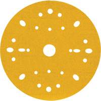 Disque abrasif dor&eacute; Hookit, dia 6", Grain 180, Oxyde d'aluminium, Poids C M & M Nord Ouest Inc