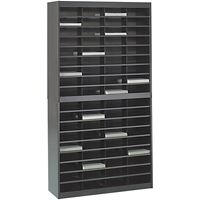 Heavy-duty Literature Organizers, Stationary, 72 Slots, Steel, 37-1/2" W x 12-3/4" D x 71" H M & M Nord Ouest Inc