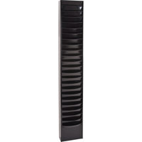 Literature Storage Racks, Stationary, 23 Slots, Steel, 9-3/4" W x 4-1/8" D x 65-1/2" H M & M Nord Ouest Inc