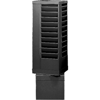 Literature Storage Racks, Rotating, 44 Slots, Steel, 14-1/8" W x 14-1/8" D x 48-1/2" H M & M Nord Ouest Inc