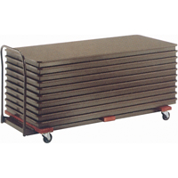 Flat Stacking Table Caddies, 74" W x 31.25" D x 36.25" H OG342 | M & M Nord Ouest Inc