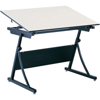 Table à dessin à hauteur réglable PlanMaster, 43" la x 29-1/2" - 37-1/2" h, Noir OK005 | M & M Nord Ouest Inc