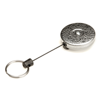 D&eacute;rouleurs autor&eacute;tractables originaux #485-HDK, Chrome, C&acirc;ble 48", Fixation Agrafe de ceinture M & M Nord Ouest Inc