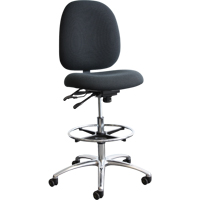 ESD (Electrostatic Dissipative) Shoptech Seating, Vinyl, Black, 250 lbs. Capacity M & M Nord Ouest Inc