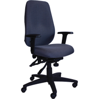 Chaises ergonomiques de s&eacute;rie petite Cierra, Tissu, Gris, Capacit&eacute; 300 lb M & M Nord Ouest Inc