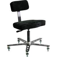 Chaise de calibre soudage ergonomique SF 160<sup>MC</sup>, Mobile, Ajustable, Tissu Siège, Noir/gris OP278 | M & M Nord Ouest Inc