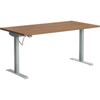 Foli™ Height Adjustable Tables, Stand-Alone Desk, 44-4/5" H x 60" W x 30" D, Cherry OP284 | M & M Nord Ouest Inc