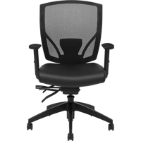 Chaises &agrave; bras Multi-Tilter, Vinyle, Noir, Capacit&eacute; 300 lb M & M Nord Ouest Inc