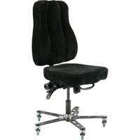 Chaise ergonomique Synergo II<sup>MC</sup>, Tissu, Noir OP503 | M & M Nord Ouest Inc