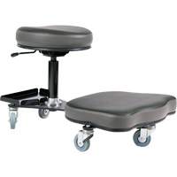 Chaise ergonomique Flex, Vinyle, Noir/gris M & M Nord Ouest Inc