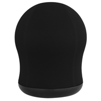 Chaise sph&eacute;rique pivotante Zenergy, Mailles, Noir, Capacit&eacute; 250 lb M & M Nord Ouest Inc