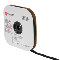 Ruban d'attaches, Boucle, 25 vg x 1", Cousu, Noir M & M Nord Ouest Inc