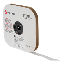 Ruban d'attaches, Crochet, 25 vg x 1", Cousu, Blanc M & M Nord Ouest Inc