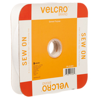 Ruban d'attaches, Boucle et crochet, 30' x 3/4", Cousu, Blanc M & M Nord Ouest Inc