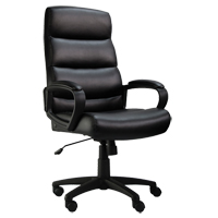 Chaise de bureau Activ<sup>MC</sup> série A-601, Polyuréthane, Noir, Capacité 250 lb OP806 | M & M Nord Ouest Inc