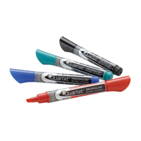 Marqueurs effaçables &agrave; sec EnduraGlide, Assorti, Pointe Ciseau M & M Nord Ouest Inc