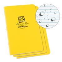 Carnet tout temps, Couverture souple, Jaune, 48 Pages, 4-5/8" , 7"  M & M Nord Ouest Inc