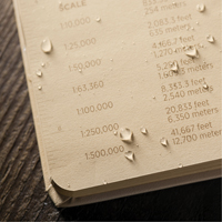 Bound Book, Hard Cover, Tan, 160 Pages, 4-5/8" W x 7-1/4" L M & M Nord Ouest Inc