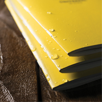 Notebook, Soft Cover, Yellow, 48 Pages, 4-5/8" W x 7" L OQ548 | M & M Nord Ouest Inc