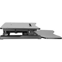 Goya™ Sit-Stand Workstation, Desktop Unit, 22" H x 31-1/2" W x 24" D, Black OQ763 | M & M Nord Ouest Inc