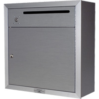 Collection Box, Surface -Mounted, 12-3/4" x 16-3/8", 2 Doors, Aluminum OR348 | M & M Nord Ouest Inc