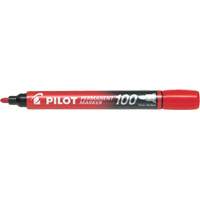 Series 100 Permanent Marker, Bullet, Red M & M Nord Ouest Inc