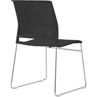 Chaises empilables, Polypropyl&egrave;ne, Hauteur 32-3/8", Capacit&eacute; 250 lb, Noir M & M Nord Ouest Inc