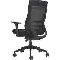 Chaise &agrave; dossier moyen avec m&eacute;canisme &agrave; basculement synchronis&eacute; &agrave; d&eacute;tection de poids , Mailles, Noir M & M Nord Ouest Inc