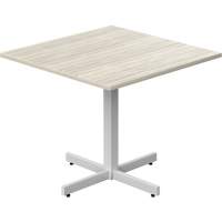 Table carr&eacute;e &agrave; hauteur r&eacute;glable Newland, 36" lo x 36" la x 29" h, Dessus de 1", Stratifi&eacute;, Havane M & M Nord Ouest Inc