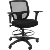 Tabouret de travail en maille, Mobile, Ajustable Hauteur, Capacit&eacute; 450 lb M & M Nord Ouest Inc