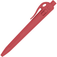 Stylo &agrave; bille d&eacute;tectable avec agrafe, Rouge, 1 mm, R&eacute;tractable M & M Nord Ouest Inc