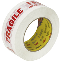 Ruban d'emballage Scotch 3771 avec message, Adh&eacute;sif Thermofusible, 2 mils, 48 mm (1-22/25") x 100 m (328') M & M Nord Ouest Inc