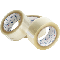 Box Sealing Tape, Hot Melt Adhesive, 1.6 mils, 50 mm (2") x 100 m (328') M & M Nord Ouest Inc