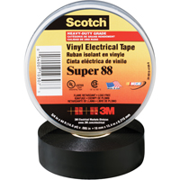 Scotch&reg; Super 88 Tape, 19 mm (3/4") x 20.1 m (66'), Black, 8.5 mils M & M Nord Ouest Inc