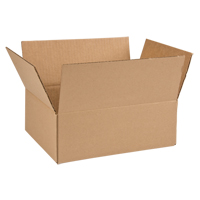 Boîte en carton ondul&eacute;, 12" lo x 10" la x 4" h M & M Nord Ouest Inc