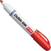 Marqueurs &agrave; essuyage &agrave; sec Dura-Ink, Rouge, Pointe Ronde M & M Nord Ouest Inc
